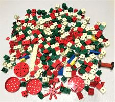 vintage IC Brev Plastik Bausteine 1970er Jahre wie Lego