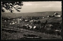 Wilchingen /Schaffh., Teilansicht mit Ki