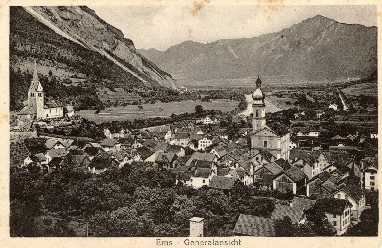 Cartoline postali: AK Ems – Usato da Ruggell venduto da spalkur42