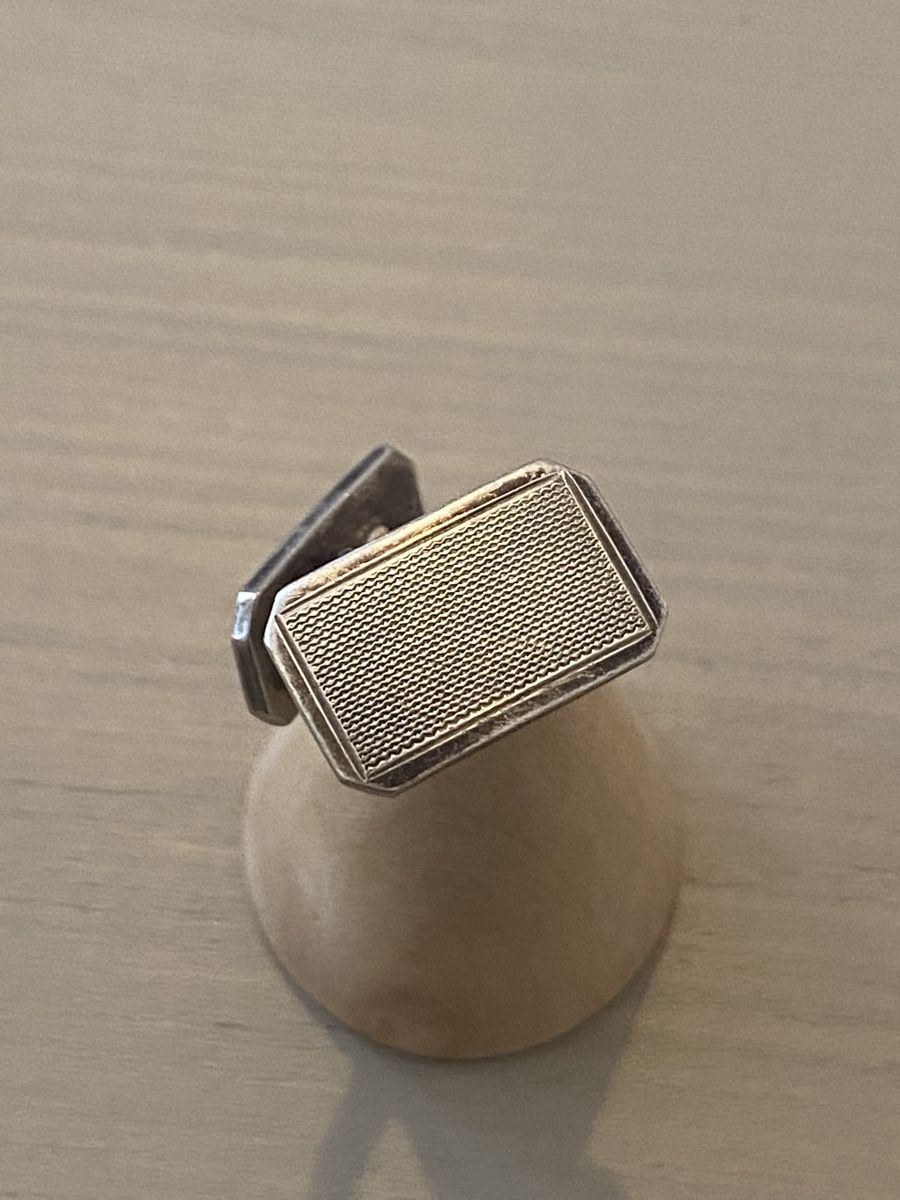 Boutons de manchette: Vintage Manschettenknöpfe 800 Silber  – D'occasion à Birr par Vintage-Liebhaber