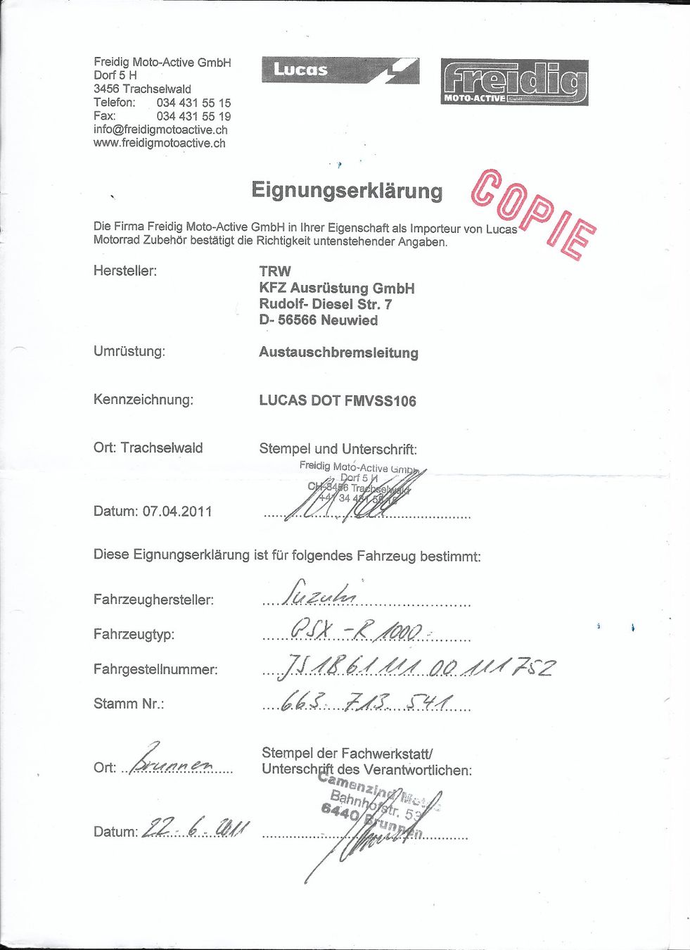 Suzuki Strasse: Motorrad Suzuki GSXR 1000 – Gebraucht aus Erlinsbach von andiKawa 6