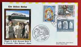 VATIKAN FLUGPOST PAPST BESUCH BANGLADESCH DHAKA 1986