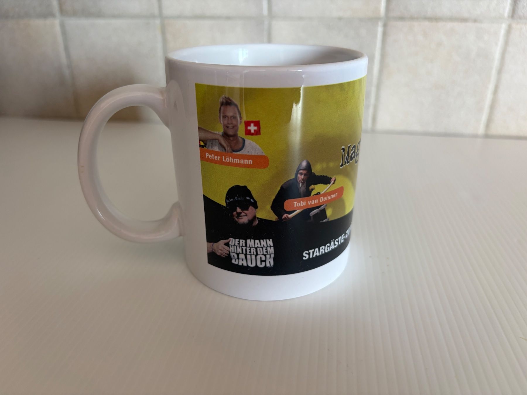 Tazze: Henkeltasse mit Comedy Motiv – Nuovo e nell'imballaggio originale da Herrenhof venduto da Orchidee63