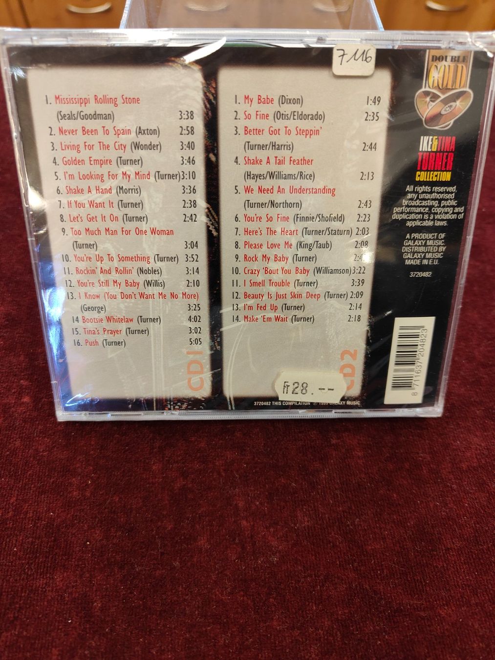 CD: CD IKE & Tina Turner Collection Double Gold  2 CD – Nuovo e nell'imballaggio originale da Davos-Platz venduto da musikhauskollegger 1