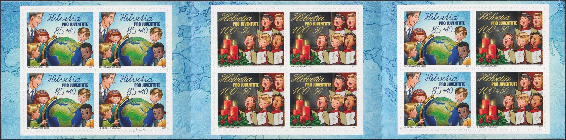 Alle Briefmarken: 2017, Nr.66 Pro Juventute Markenheft postfrisch**, Kat: 45.- – Gebraucht aus Sursee von Luzernerraute 1