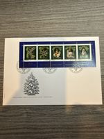 Weihnachtsbriefmarken 1975 mit Umschlag, Top Zustand!