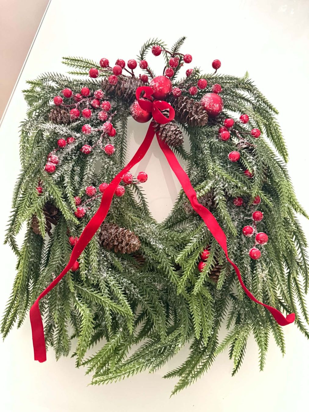 Tutte le decorazioni: Weihnachtskranz gross 55 cm – Nuovo e nell'imballaggio originale da Bern venduto da Miraitrading 2