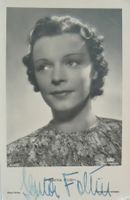 Senta Foltin (1916-2012) Schauspielerin - Autogramm