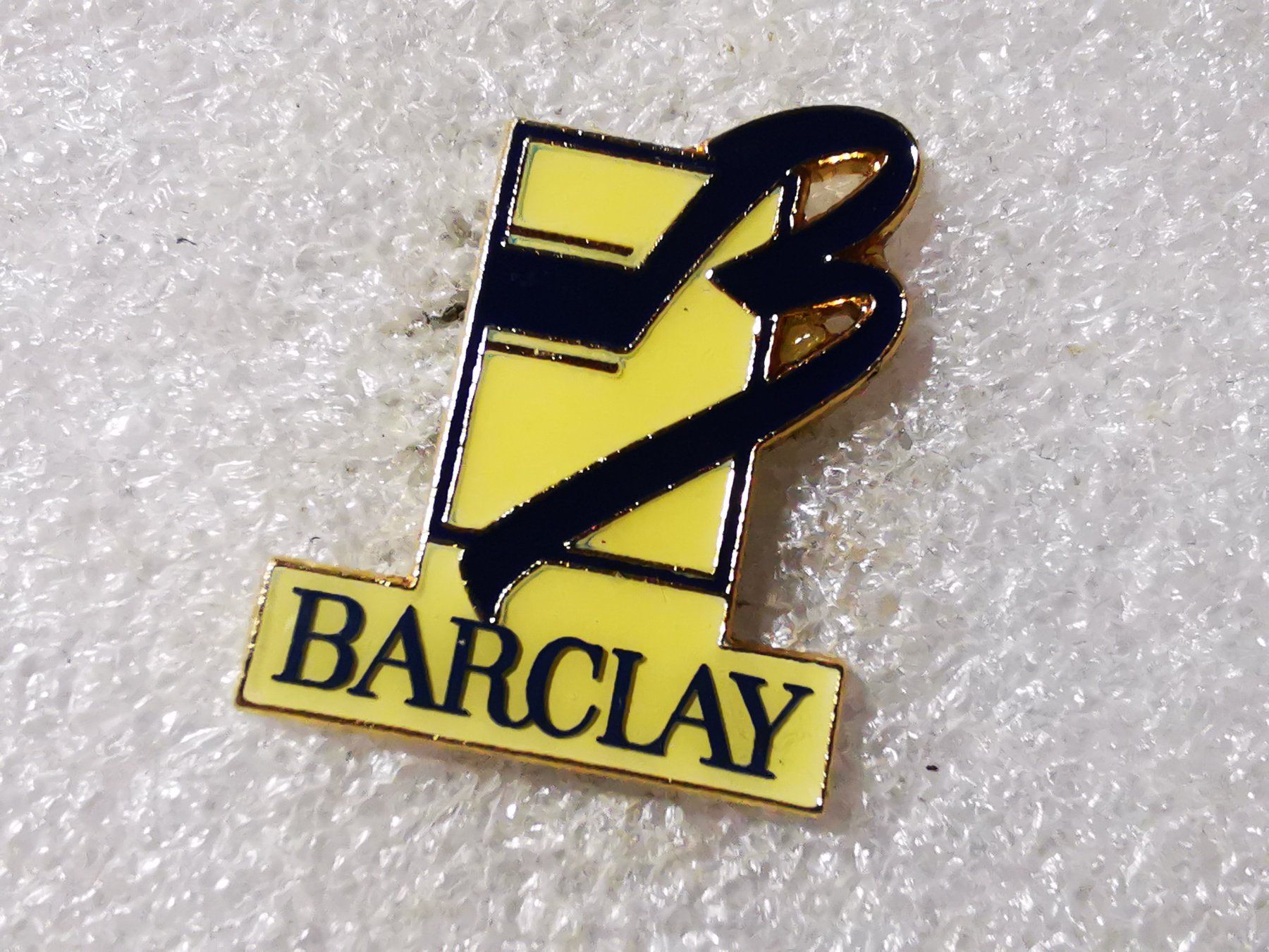 Placchette & Badge: Ansteckpin 190: Barclay – Usato da Oppligen venduto da Pin-Fall-Shop