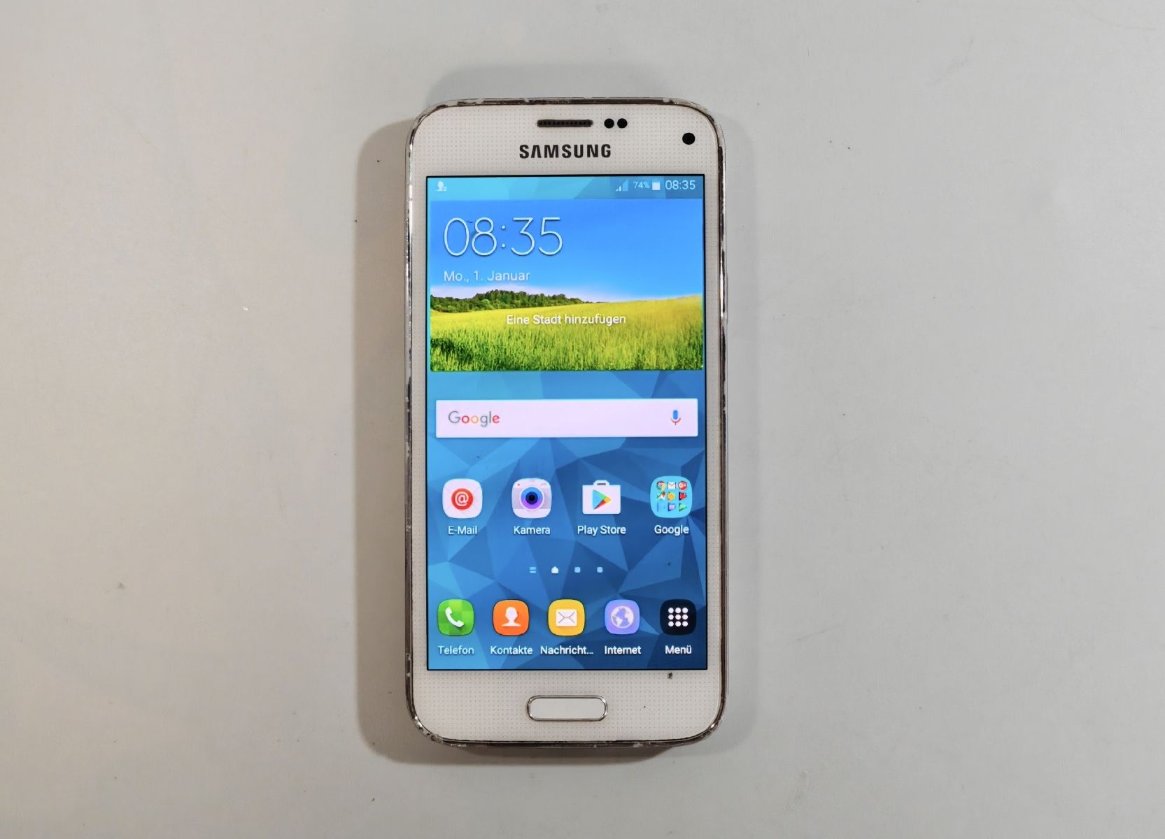 Samsung Portables: Samsung Galaxy S5 mini weiss – D'occasion à Ehrendingen par Rocky985
