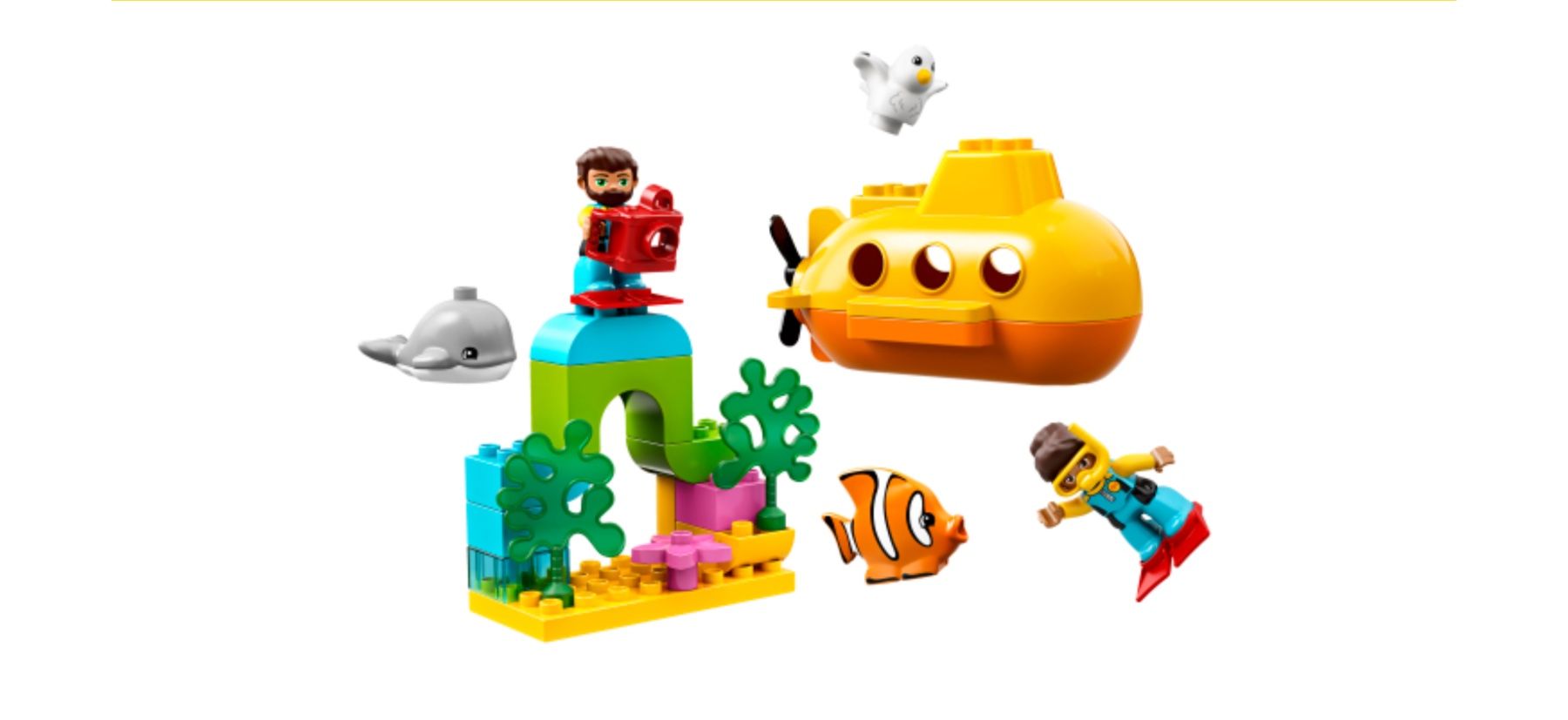 Lego Kit di costruzioni: Lego Duplo U-Boot Abenteuer mit Anleitung – Usato da Baden venduto da polveres 1