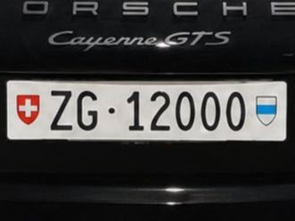 Ecriteaux: Kontrollschild ZG12000 – D'occasion à Hagendorn par Zug032