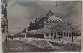 LA CHAUX-DE-FONDS   -  La Poste  en hiver  -  1919
