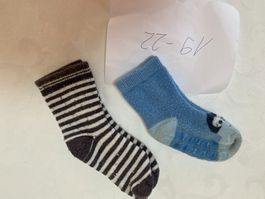 2 Paar Anti-Rutschsocken Grösse 19 - 22