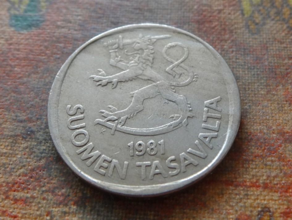 Alle Münzen: FINLANDE  1  Markka  1981 – Gebraucht aus Romanel-sur-Lausanne von Swift13