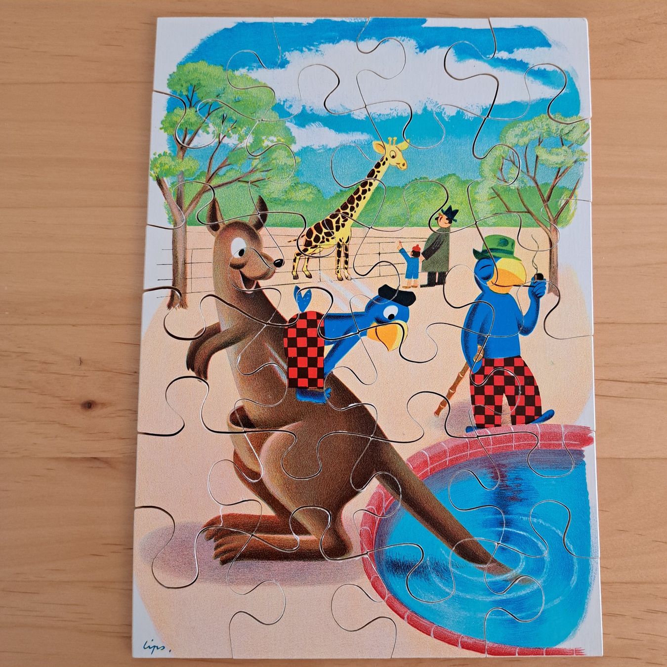 Puzzles: "Globi"  3 alte Puzzles aus Holz – Gebraucht aus Grüningen von Tappio 3