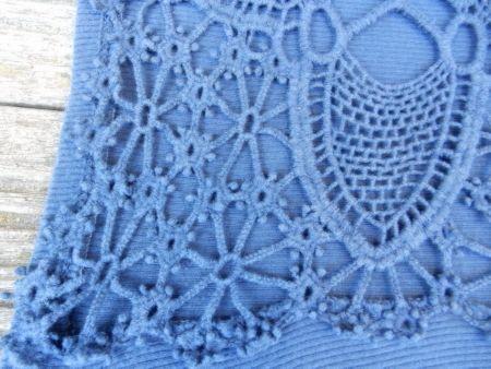 TOP    Spitze in Baumwolle   * MADE IN ITALY  *  S    FRANCE