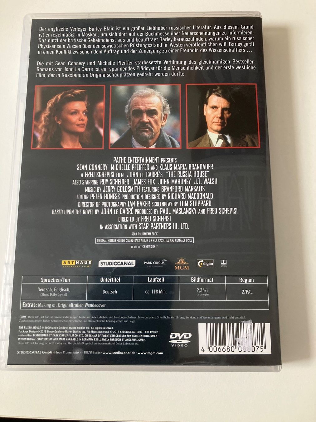 Alle DVDs: Das Russland-Haus (DVD) Connery, Pfeiffer, Scheider – Gebraucht aus Arbon von HelFer01 1
