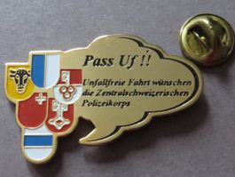PIN POLIZEI, ZENTRALSCHWEIZERISCHES POLIZEIKORPS, WAPPEN