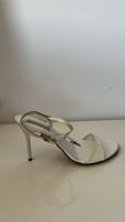 Sandales à talon blanc taille 38.5