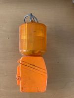 Warnleuchte, orange,  Baustellenlampe