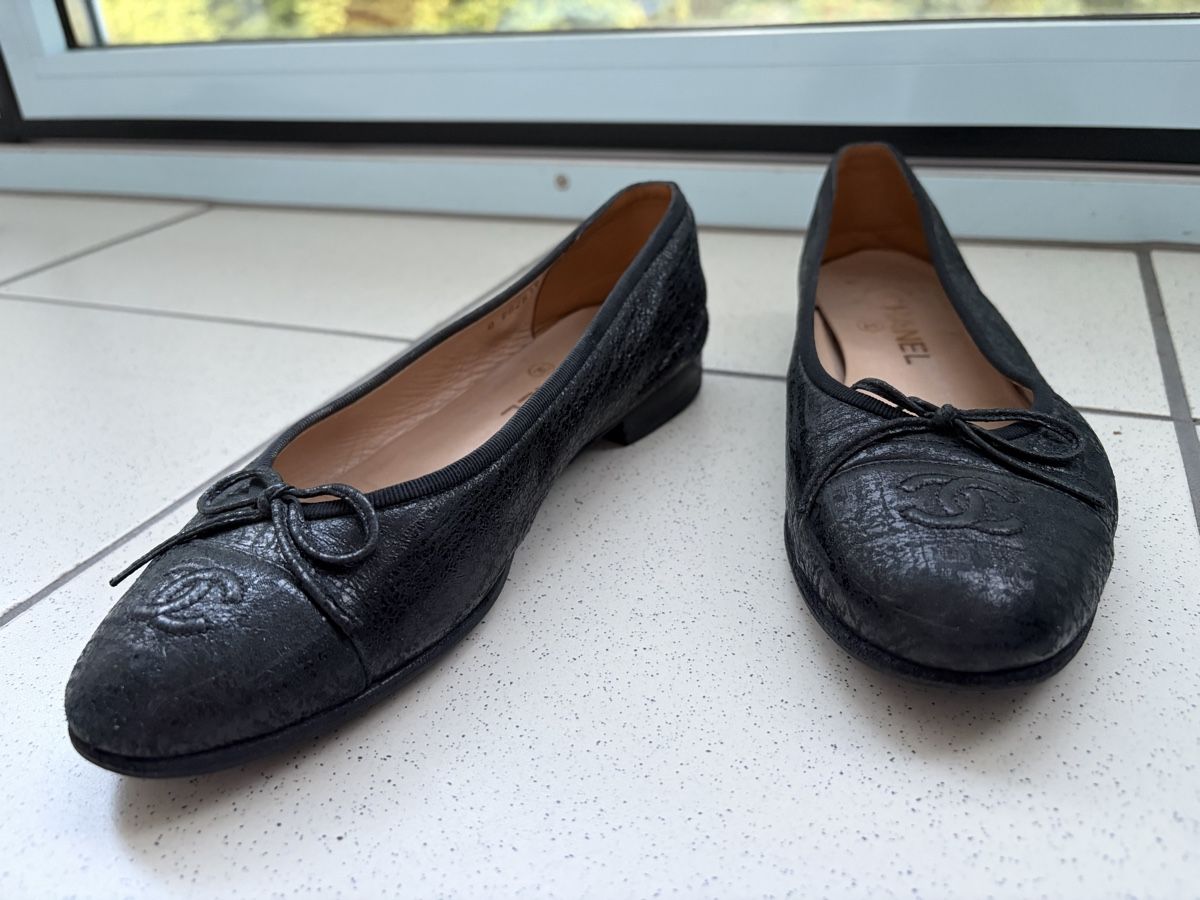 Chanel Damenschuhe: Chanel black ballerinas 38.5 – Gebraucht aus Zürich von nat_k 4