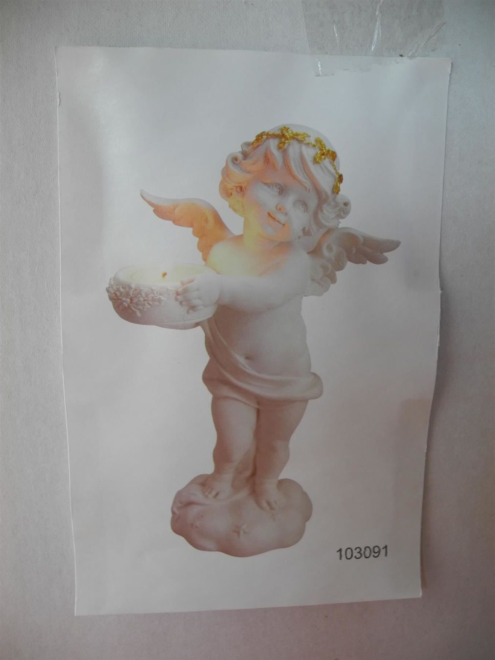 Statuette: Engel mit Goldkranz, Nr. c21 – Nuovo e nell'imballaggio originale da Kottwil venduto da Crazyrolf 3