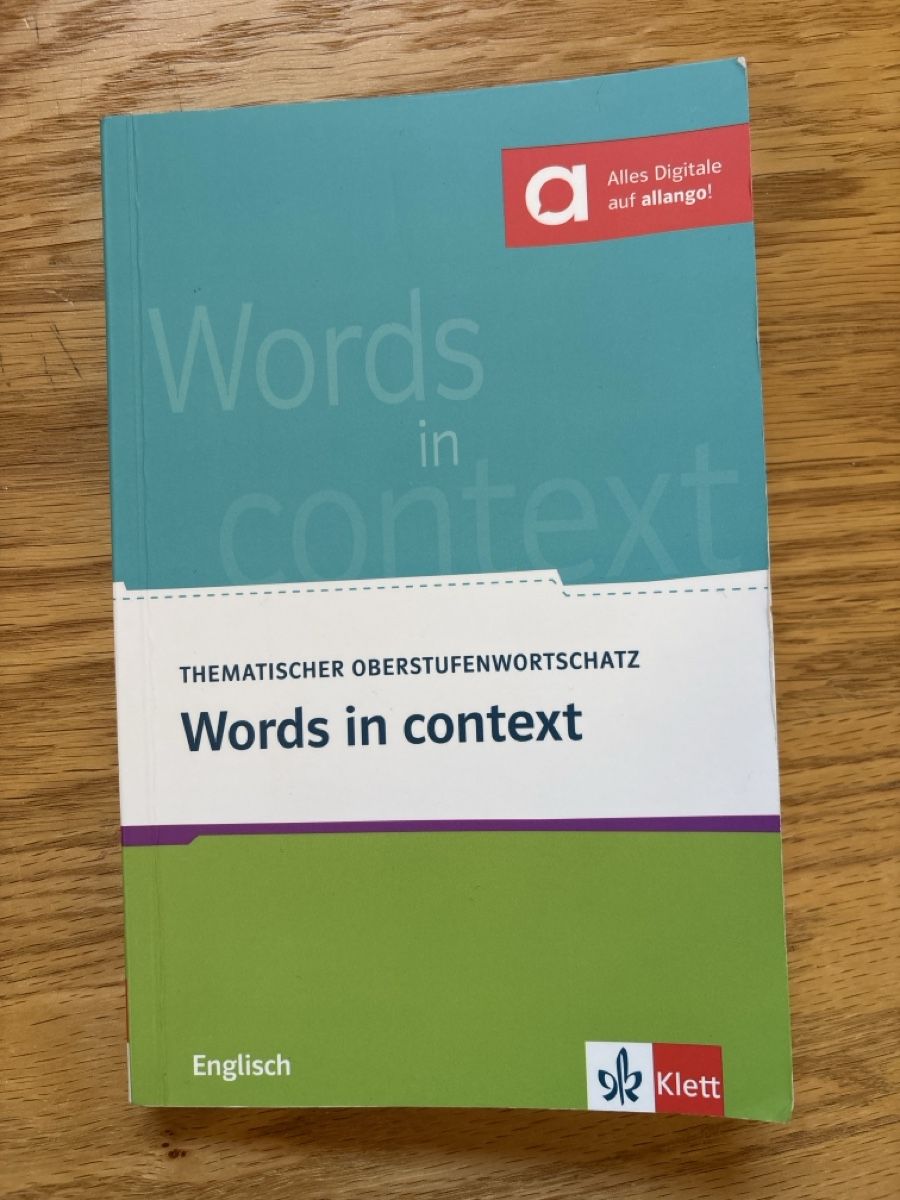 Libri: Words in context, Englisch Oberstufe, Klett Verlag – Usato da Zollikofen venduto da manoeggeli13