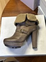 Estrada Stiefel Gr. 40 Braun mit Teddyfell Top Zustand!
