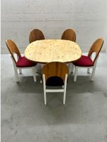 Tisch + 5 Essstühle von Niels Koefoed für Koefoeds