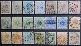Belgien ex. Kat. 14-46 gest. 1865/84 Kat. 85 Euro