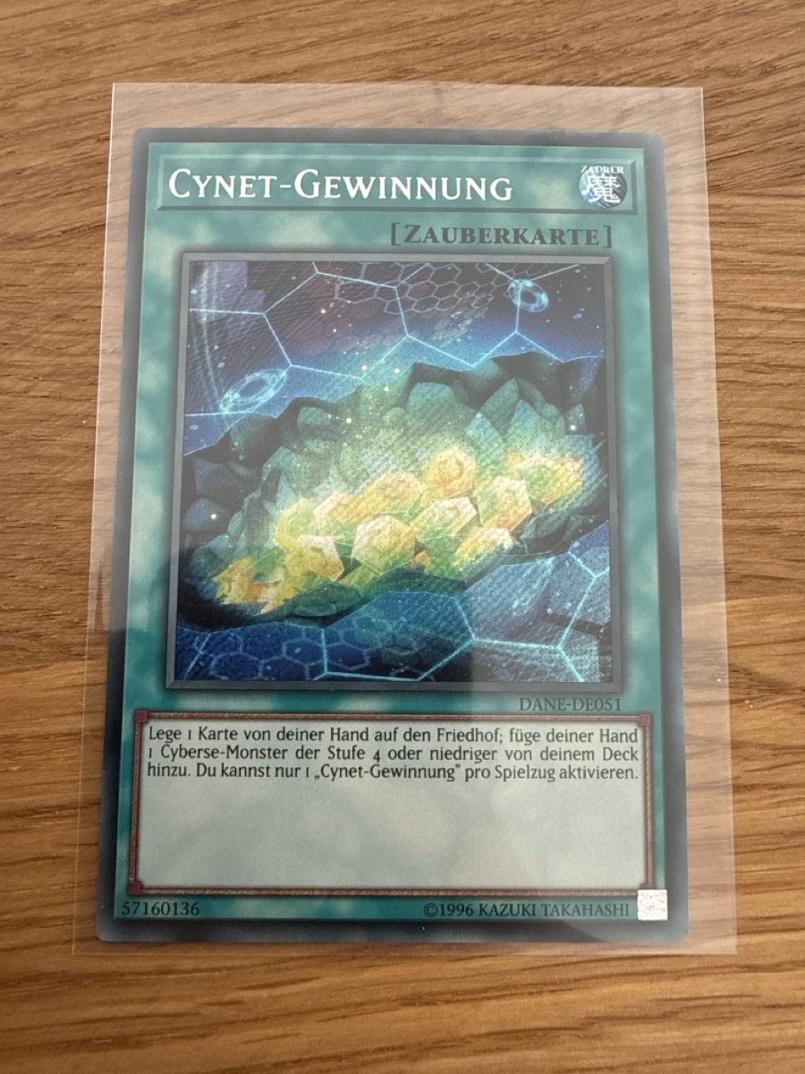 Yugioh Carte collezionabili: Cynet-Gewinnung DANE-DE051 – Usato da Amriswil venduto da sim_nlb6
