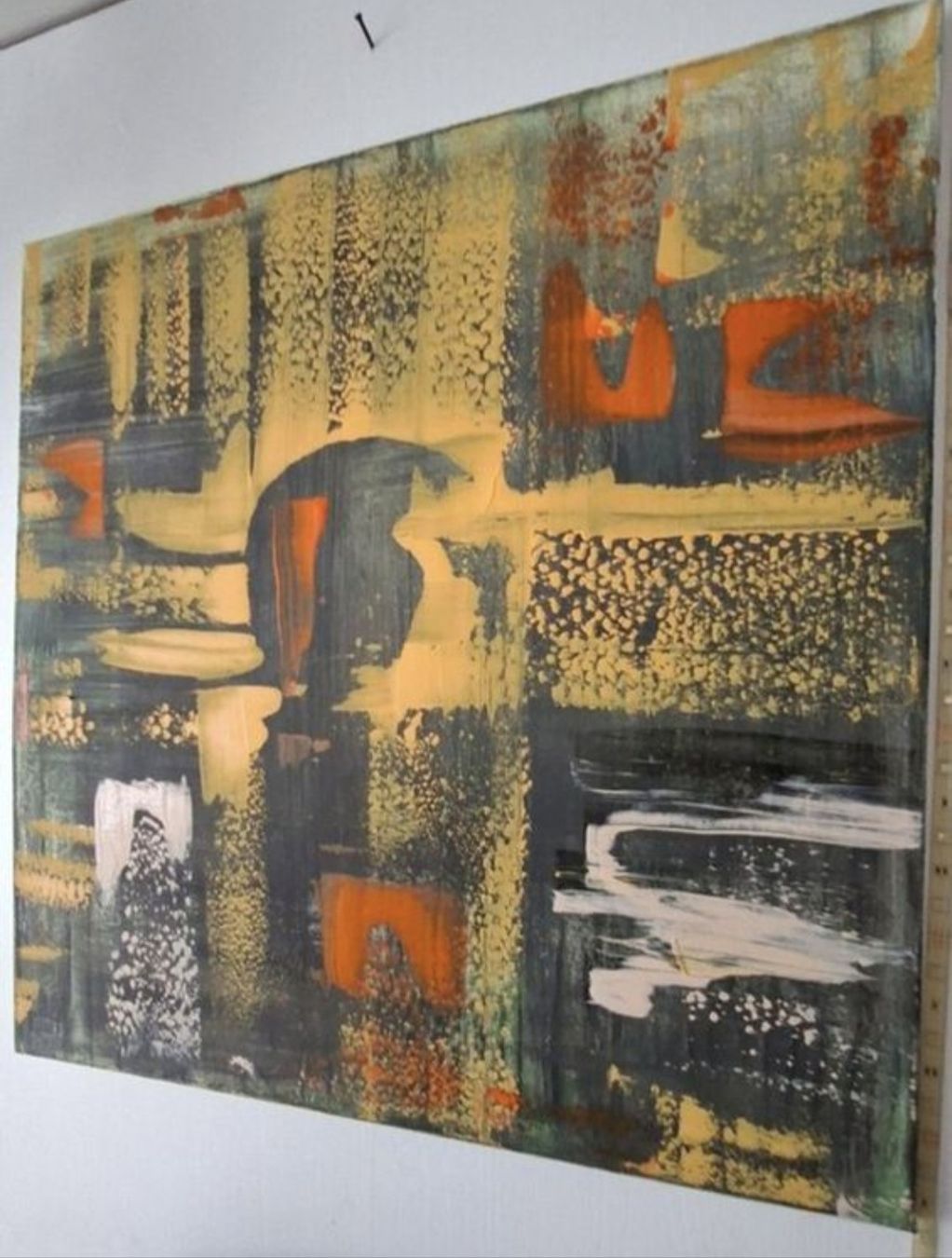 Dipinti: Gemälde " Gedankenspiel" handmade 58×58 – Nuovo (secondo la descrizione) da Riehen venduto da Steinbock1970 2