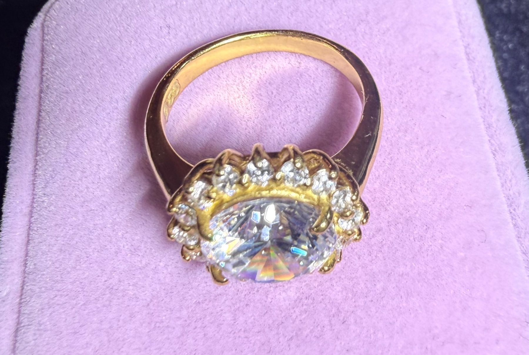 Anelli: Bague fleur princesse moissanites – Nuovo e nell'imballaggio originale da St-Maurice venduto da Sandrinette123 4