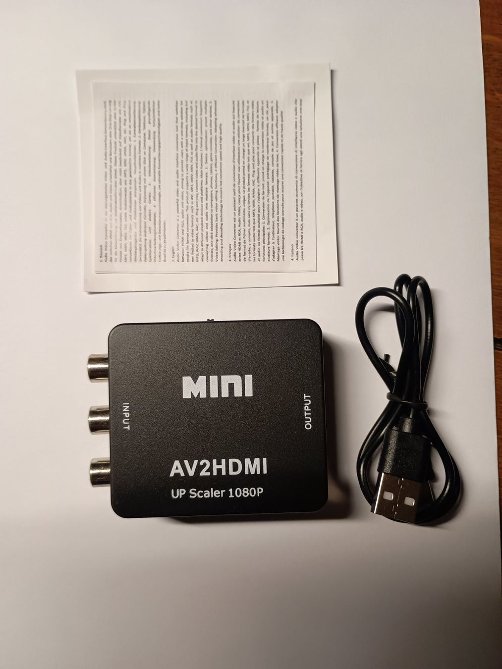 Convertitori: AV zu HDMI Konverter Adapter – Nuovo e nell'imballaggio originale da Sarmenstorf venduto da posser11
