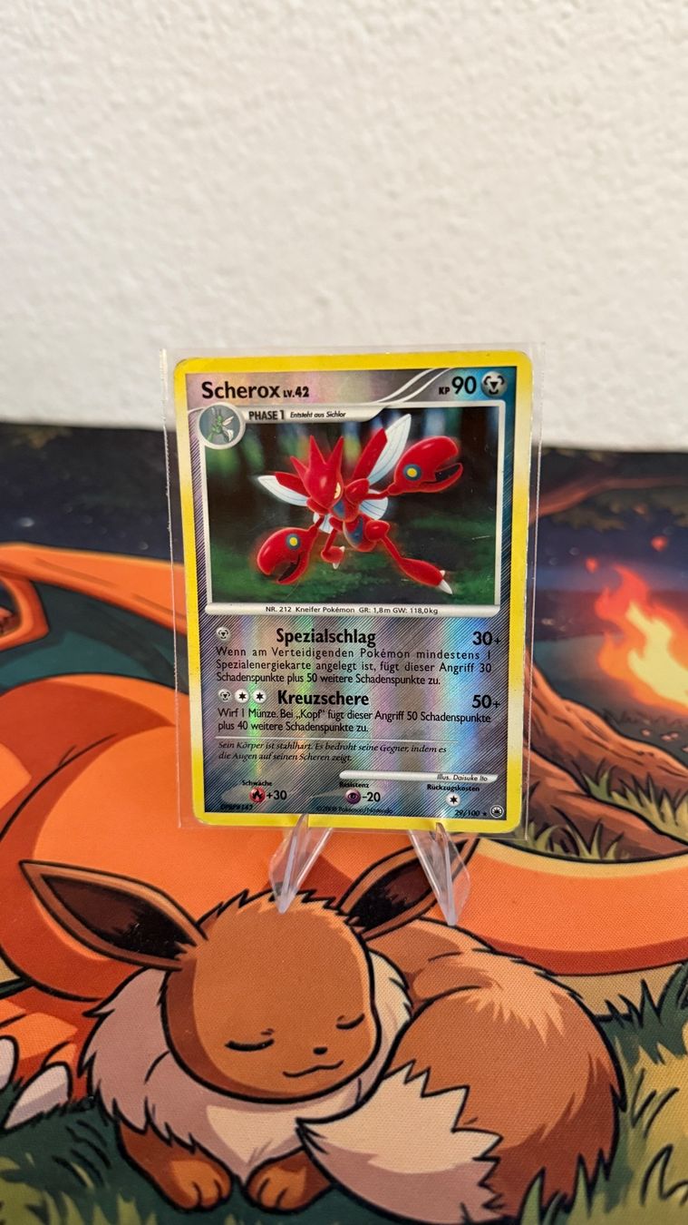 Pokémon Sammelbilder & Trading cards: 2008 Scizor Reverse Holo 29/100 – Gebraucht aus Dübendorf von Simplysimi