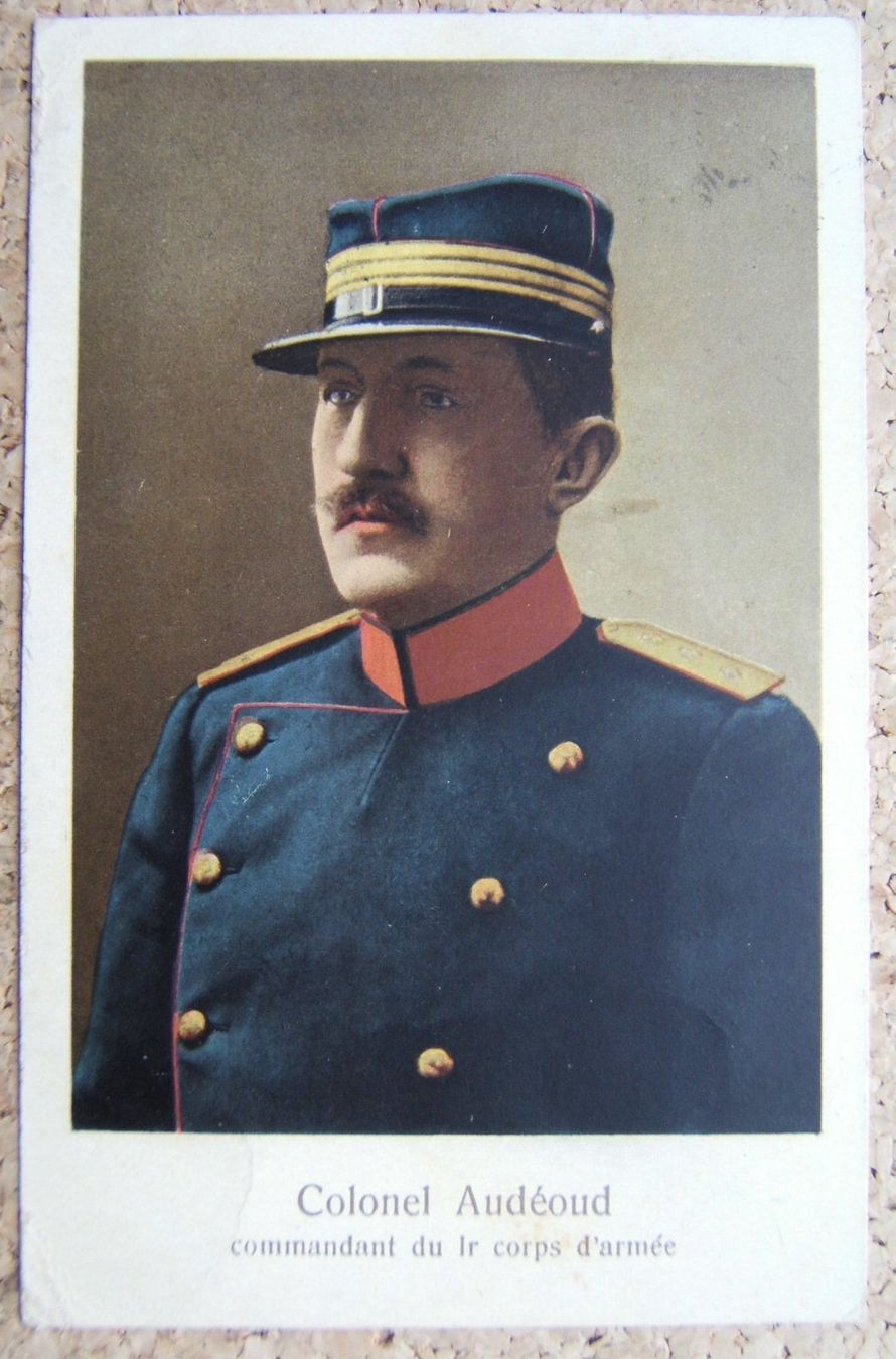 Cartes postales: AK COLONEL AUDÉOUD 1915 – D'occasion à Brunnen par Nonne04