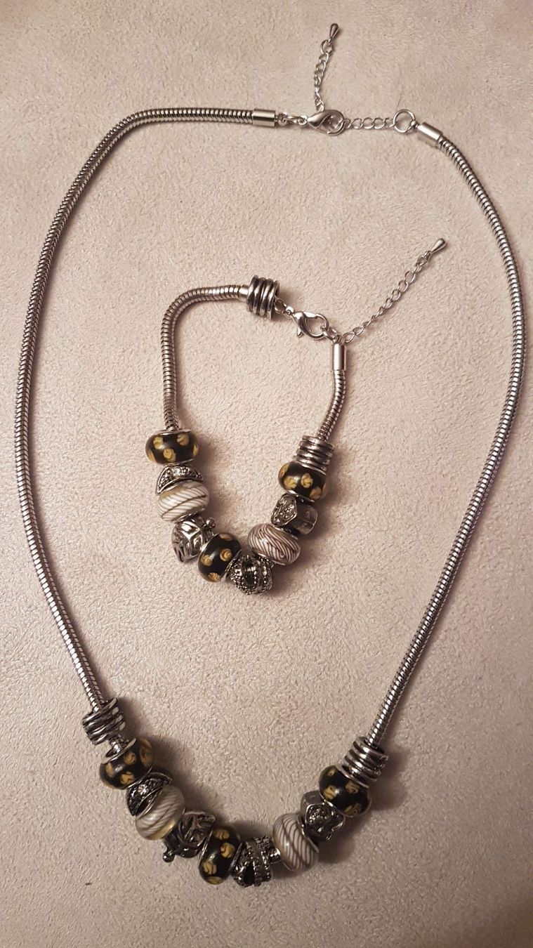 Catenine: Kette und Armband mit Schmucksteinen – Nuovo (secondo la descrizione) da Oberengstringen venduto da Sheera7 4