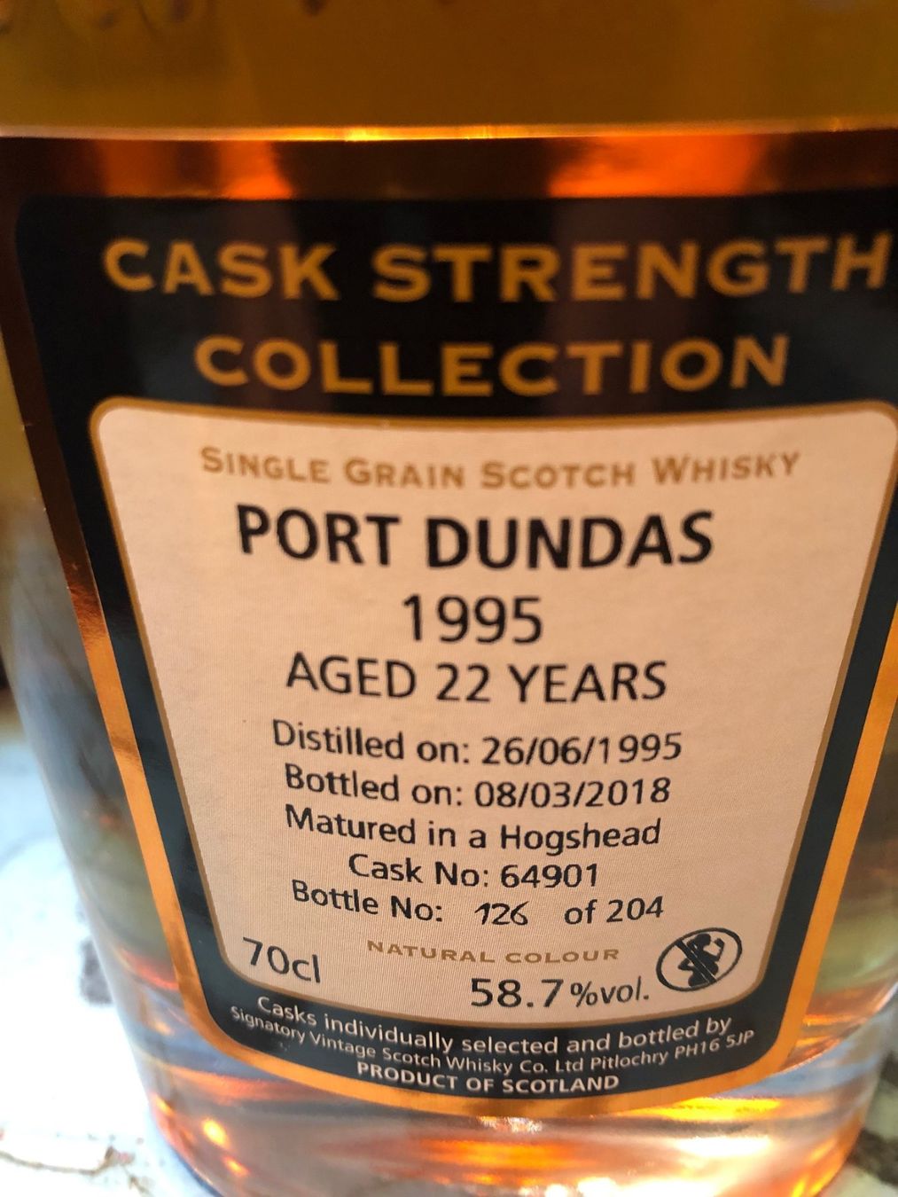 Spirituosen: Port Dundas 22 Years 1995 Signatory – Neu und originalverpackt aus Aarwangen von concorde58 2