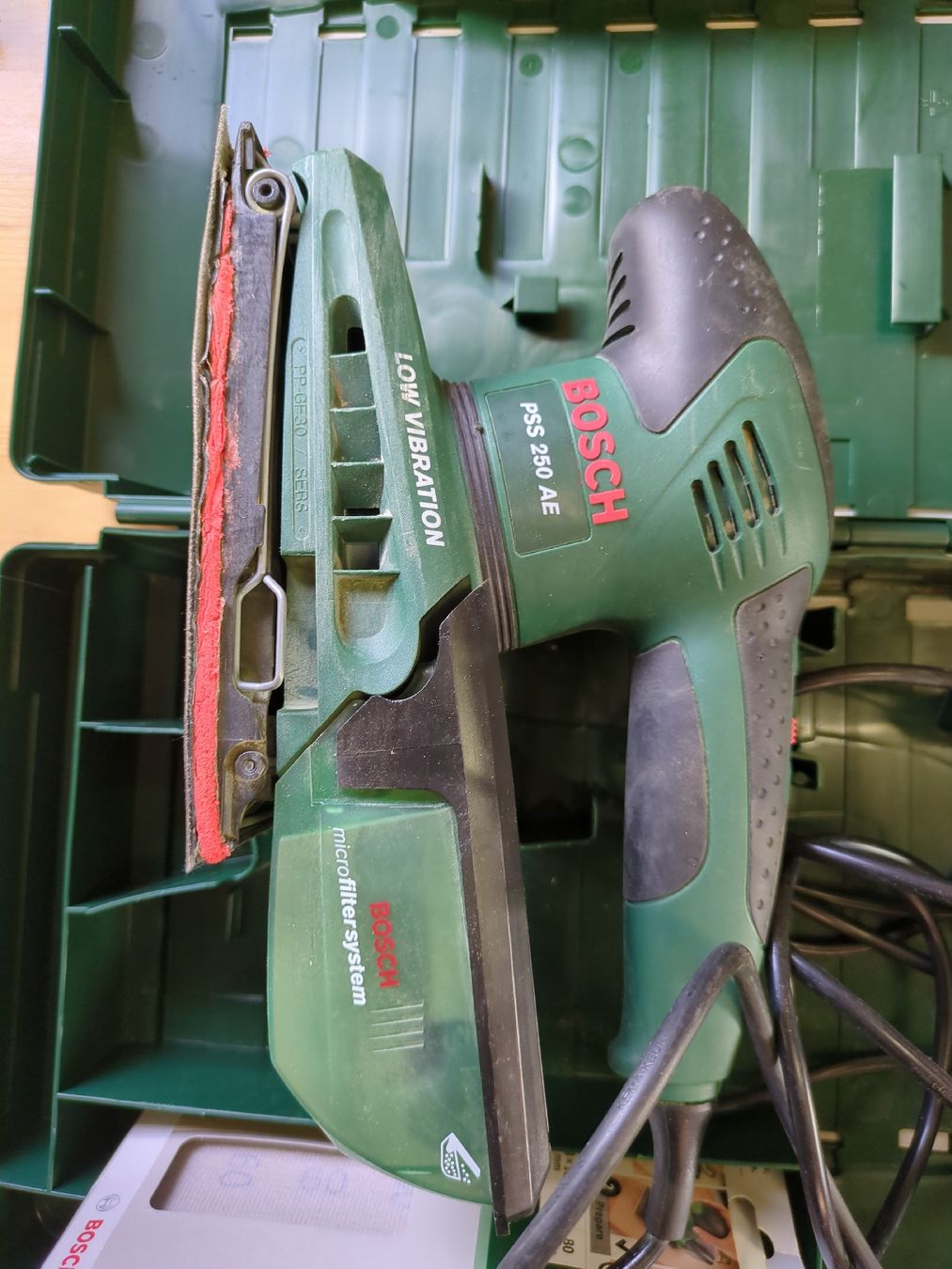 Bosch Smerigliatrici & Lucidatrici: Bosch Schwingschleifer PSS 250AE  250Watt – Usato da waltenschwil venduto da grubi88 3