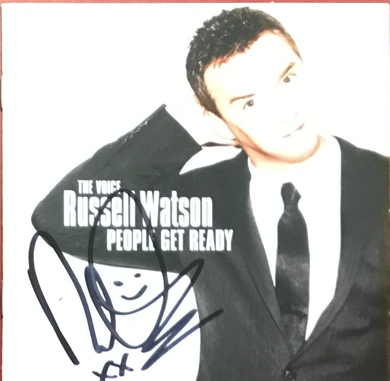 Russell Watson 1966- Autogramm signiert CD-Booklet 12x12cm (Gebraucht ...