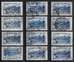 Gebirgslandschaften 1914/31 Rütli,neue Zeichnungen 5FR Werte