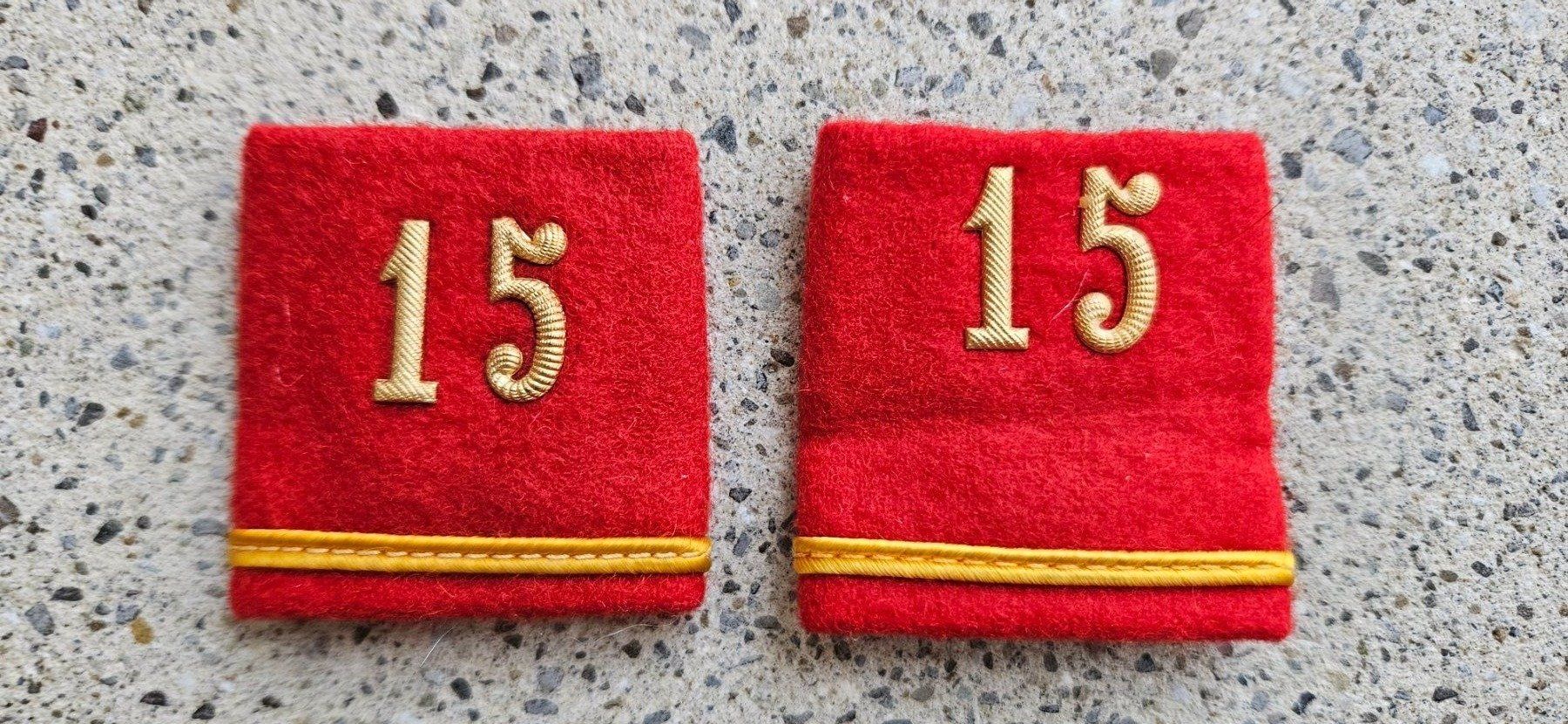 Schweizer Armee Placchette & Badge: *** Patten /Schulterschlaufen mit Nummer *** – Usato da Riedholz venduto da fr_sIruP