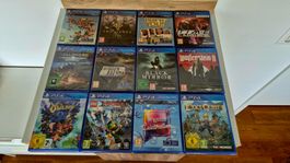 PS4 - 12 neue und versiegelte Playstation 4 Spiele - Set