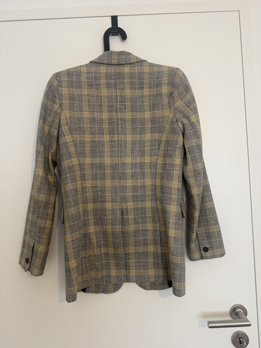 Mango Vestes: Mango Blazer kariert grau gelb – D'occasion à Muttenz par Bea_dbr 1