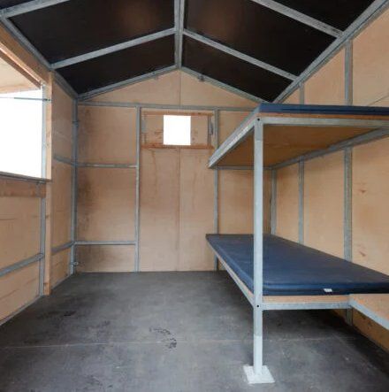 Casette da giardino & serre: OpenAir-Haus aus Metall & Holz – Usato da Arbon venduto da Glovital_AG 3