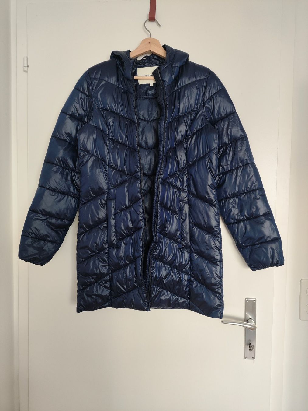 Tom Tailor Cappotti: Neu Tom Tailor Mantel Glanzblau 36 – Nuovo (secondo la descrizione) da Neuhausen venduto da JessIst 1