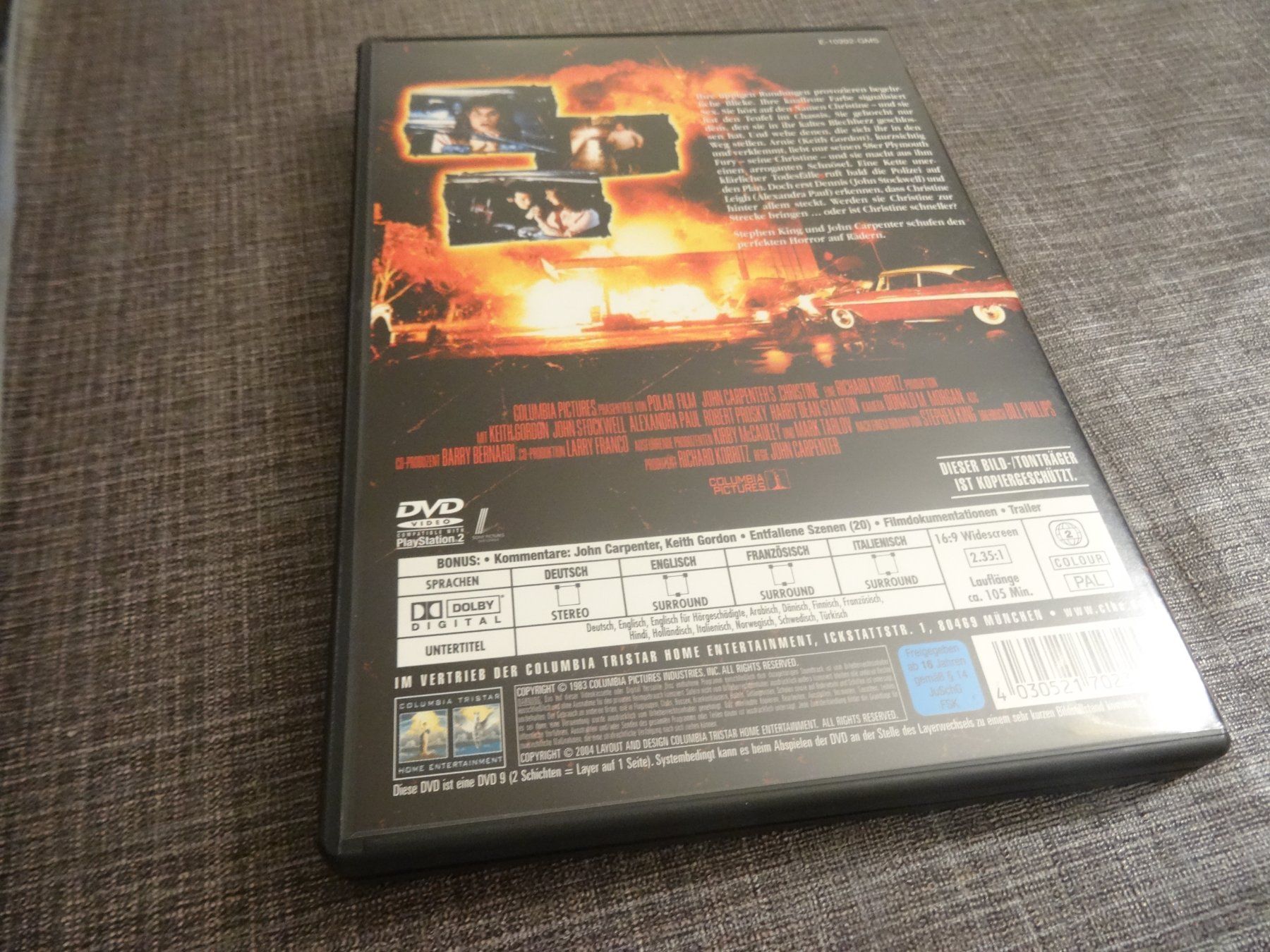 Tutti i DVDs: DVD Special Edition Christine John Carpenter – Usato da Olten venduto da Disc-Verkauf 2