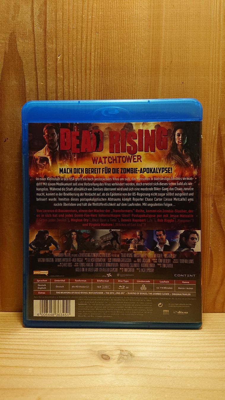 Alle DVDs: DEAD RISING WATCHTOWER Blu-Ray – Gebraucht aus Wilderswil von Exebub 1