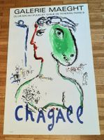 Rare lithographie d'après Marc  Chagall